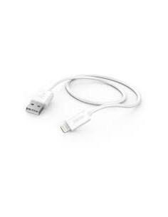 Cable USB-A Vers Lightning Hama 1M - Blanc