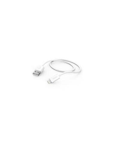 Cable USB-A Vers Lightning Hama 1M - Blanc