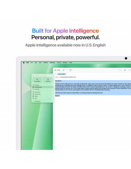 iMac 24" Retina 4.5K Apple M4 8C CPU 8C GPU 16GB SSD 256GB - Green