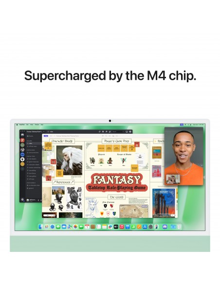 iMac 24" Retina 4.5K Apple M4 8C CPU 8C GPU 16GB SSD 256GB - Green