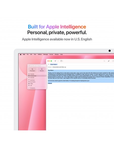 iMac 24" Retina 4.5K Apple M4 8C CPU 8C GPU 16GB SSD 256GB - Pink