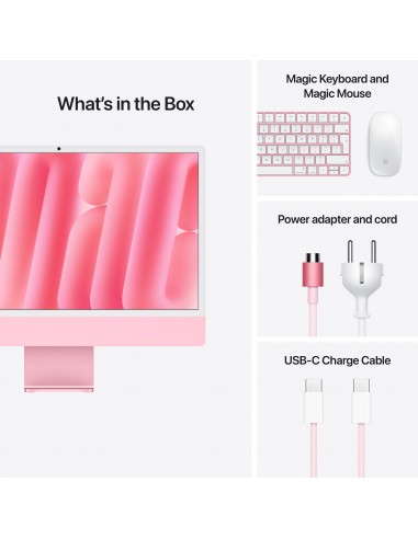iMac 24 Retina 4.5K Apple M4 8C CPU 8C GPU 16GB SSD 256GB Rose