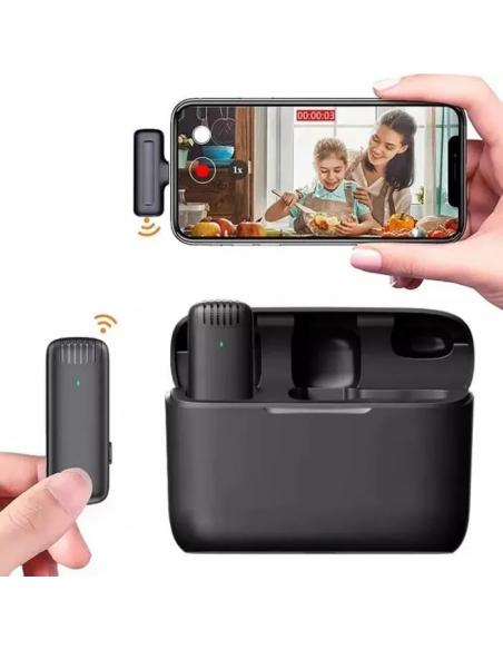 Microphone Double Sans Fil Type-C - Content Creators Micro Wireless