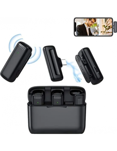 Microphone Double Sans Fil Type-C - Content...
