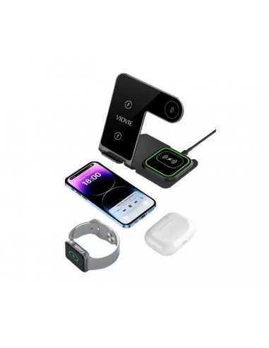 Station de Charge wireless charger Vidvie 3en1...