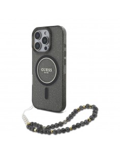 Coque Guess Glitter avec Magsafe + bracelet en perles... 2