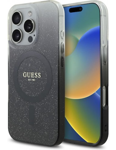 Coque Guess Glitter avec Magsafe pour iPhone 16 Pro Max