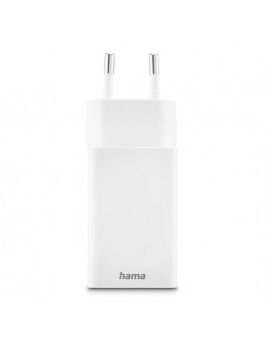 Mini Chargeur Rapide hama USB-C 45W USB-A 18W Power Delivery