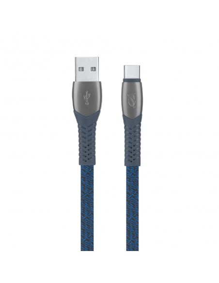 Cable USB-A Vers Type-C RIVACASE 1.2 M Bleu PS6102BL12