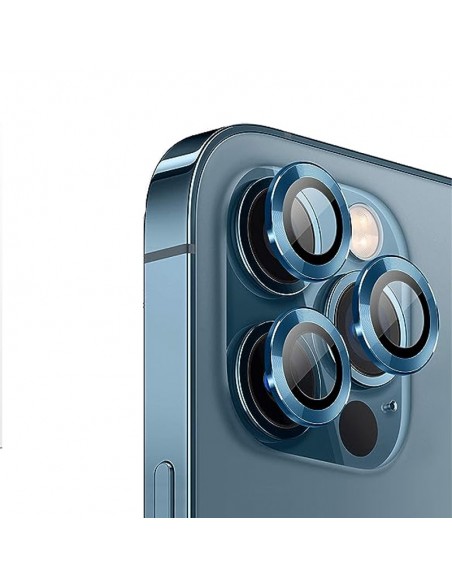 protection caméra iPhone 12 Pro bleu