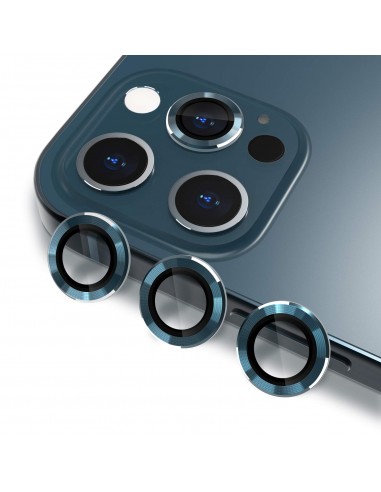 Protection caméra iPhone 12 Pro - Bleu