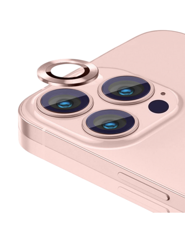 Protection caméra iPhone 13 Pro rose