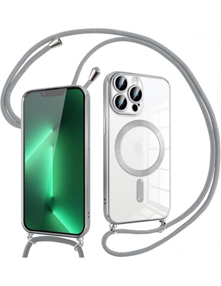 Coque Avec Cordon Bandoulière + MagSafe Pour iPhone 15 Pro