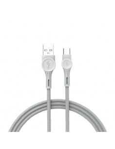 Cable USB-A Vers Type-C ARTEK PD-65W 1.2M - White