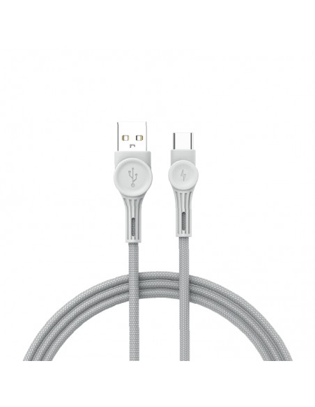 Cable USB-A Vers Type-C ARTEK PD-65W 1.2M - White