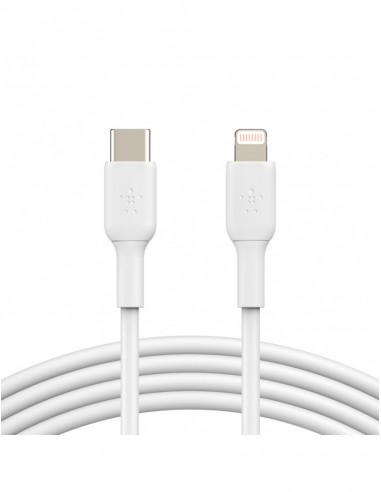 Cable Lightning Vers USB-C Belkin 1m - Blanc