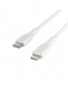 Cable Lightning Vers USB-C Belkin 1m - Blanc 2