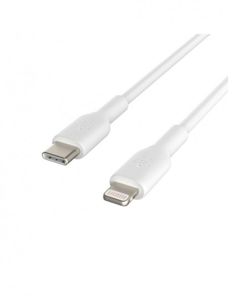 Cable Lightning Vers USB-C Belkin 1m Blanc