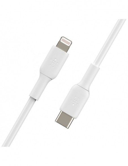 Cable Lightning Vers USB-C Belkin 1m Blanc