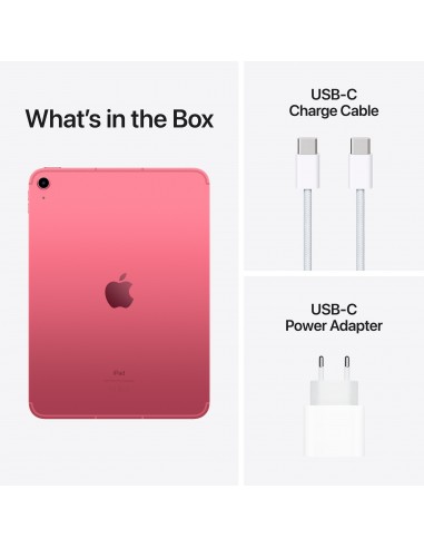 iPad 10th Gen Wi-Fi + Cellular 64Go A2757 Pink