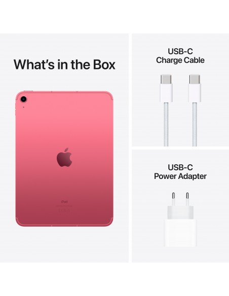 iPad 10th Gen Wi-Fi + Cellular 64Go A2757 Pink