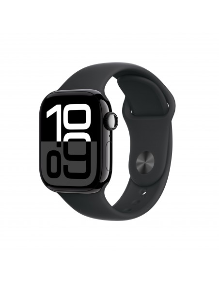 Apple Watch S10 GPS 42mm Jet Black Al Case With Black Sport Band M/L