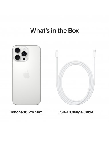 iPhone 16 Pro Max 256GB - White Titanium
