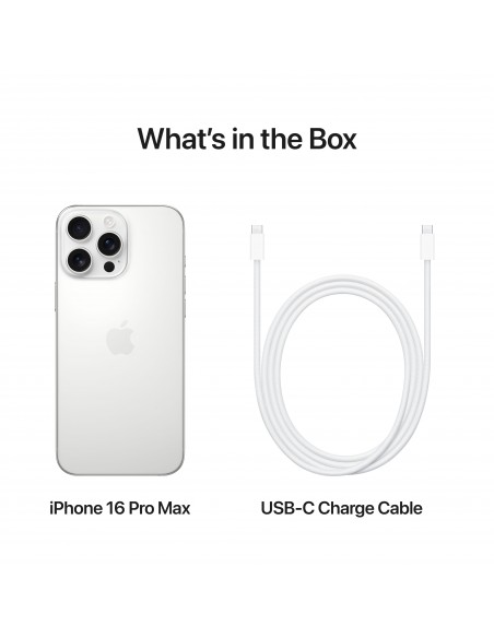 iPhone 16 Pro Max 256GB - White Titanium