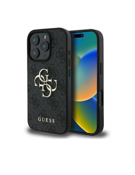 Coque Guess avec Logo pour iPhone 16 Pro Max noir