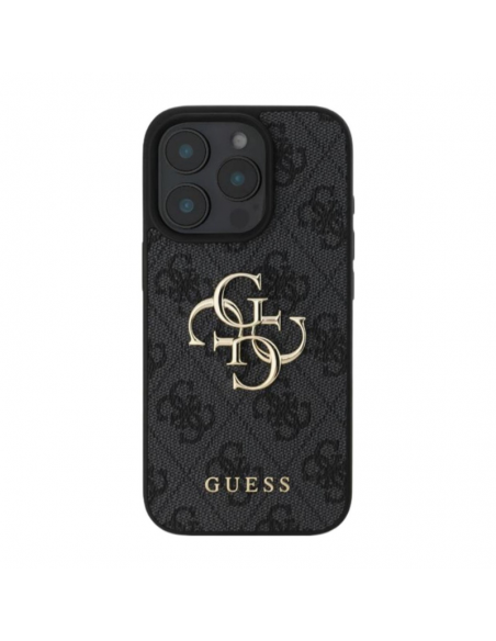 Coque Guess avec Logo pour iPhone 16 Pro Max noir