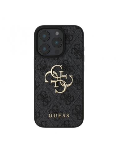 Coque Guess avec Logo pour iPhone 16 Pro noir