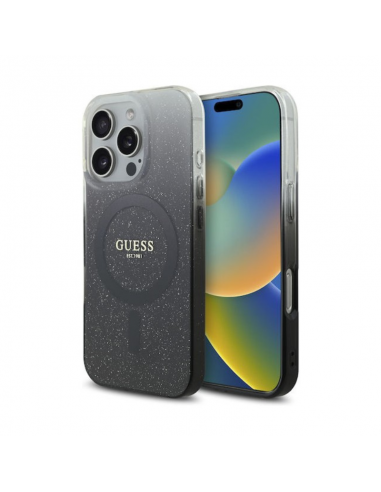 Coque Guess Glitter avec Magsafe pour iPhone 16 Pro Max