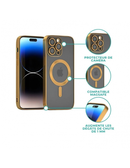 Coque Avec MagSafe + Protection Caméra Pour iPhone 14 Pro Max