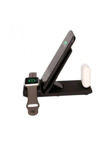 Chargeur sans fil KSIX Smartphone, Airpods et Apple Watch 15 W