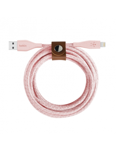 câble Lightning vers USB-A Belkin 1.2m rose