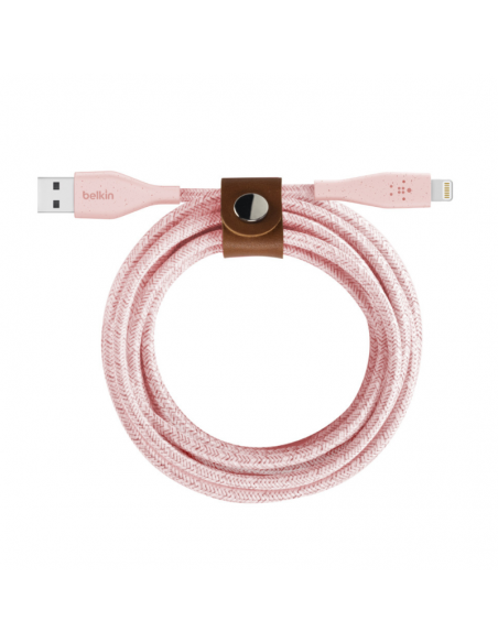câble Lightning vers USB-A Belkin 1.2m rose