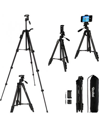 Trépied Pour Smartphone 128 cm noir