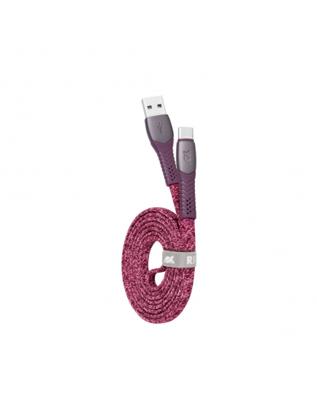 Cable USB-A Vers Type-C RIVACASE 1.2M - Violet