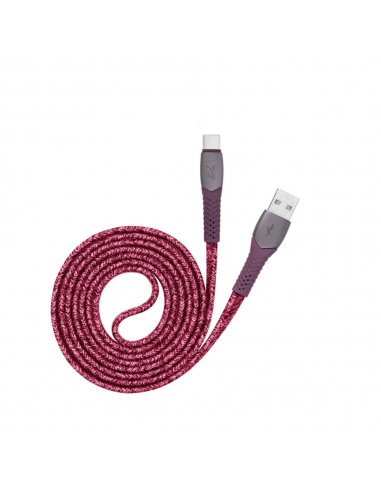 Cable USB-A Vers Type-C RIVACASE 1.2M - Violet