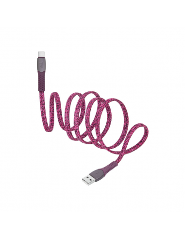 Cable USB-A Vers Type-C RIVACASE 1.2M - Violet