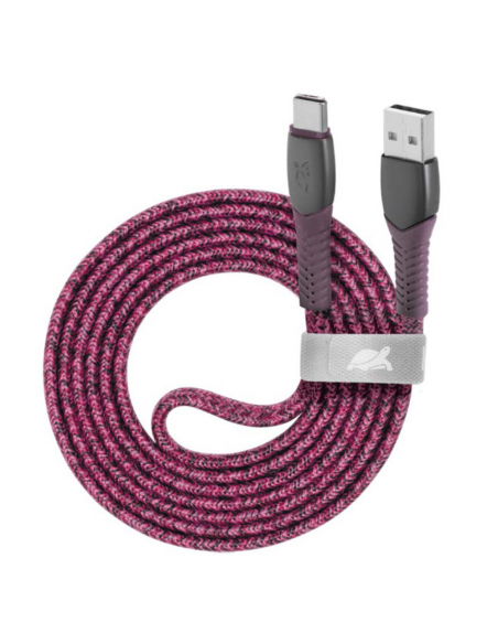 Cable USB-A Vers Type-C RIVACASE 1.2M Violet