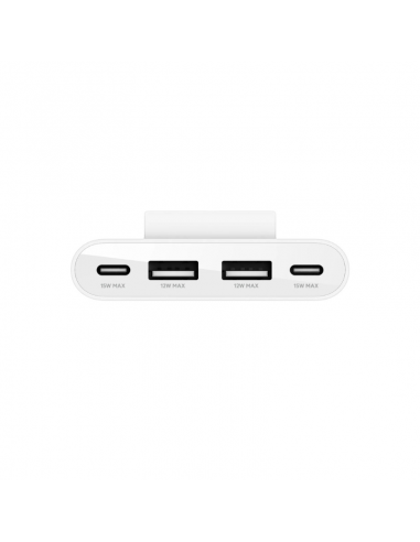 Hub Belkin 2 ports USB-C et 2 ports USB-A 2M blanc
