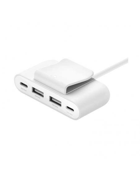 Hub Belkin 2 ports USB-C et 2 ports USB-A 2M blanc
