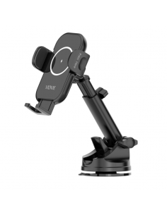 Support Voiture 360° Avec Chargeur Sans Fil 15W