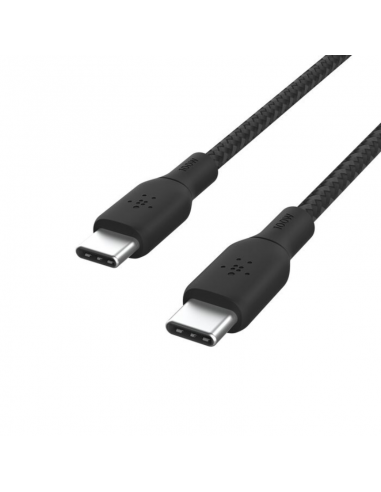 Cable USB-C Vers USB-C Belkin 100W 3M noir