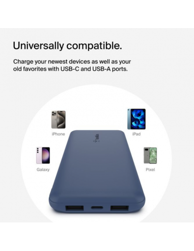 Power Bank 10K Belkin BoostCharge - Bleu