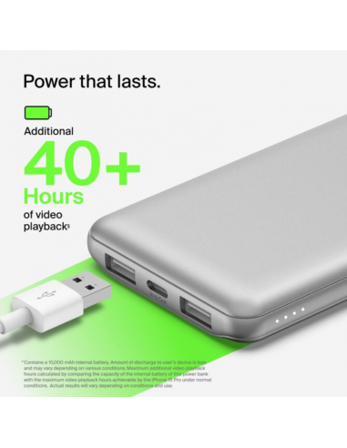 Power Bank 10K Belkin BoostCharge silver