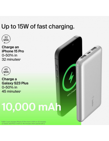 Power Bank 10K Belkin BoostCharge silver