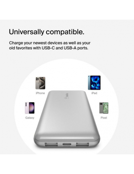 Power Bank 10K Belkin BoostCharge - silver