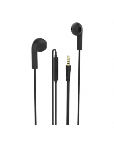 ECOUTEURS + MICROPHONE HAMA - NOIR